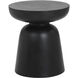 Lucida 20 X 18 inch Black Outdoor End Table